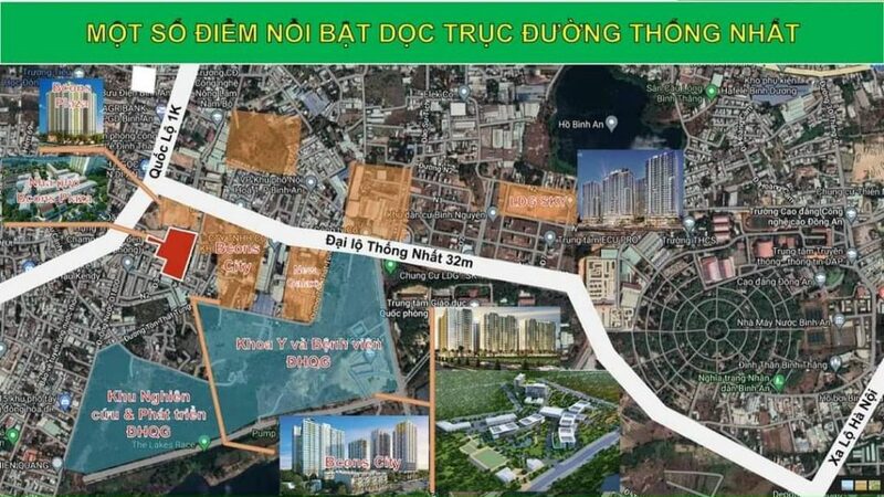 Vị trí đắc địa của dự án Bcons City