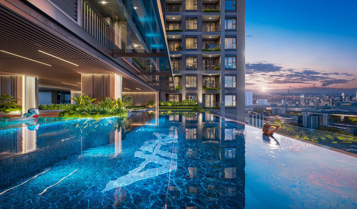 Hồ bơi dự án ava plaza