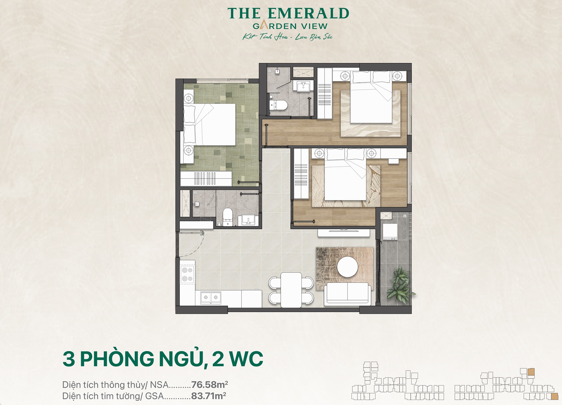 The Emerald Garden View