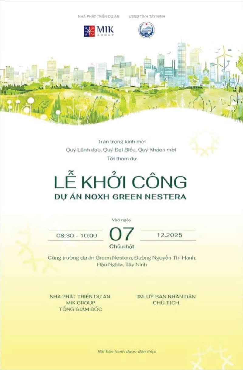 lễ khởi công green nestera