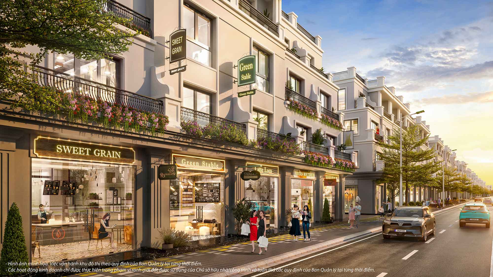 Dãy Shophouse thương mại tại Vinhomes Global Gate