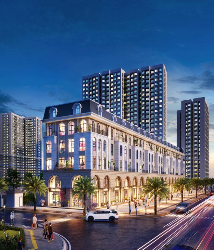nhà phố dự án Vinhomes Hạ Long Xanh