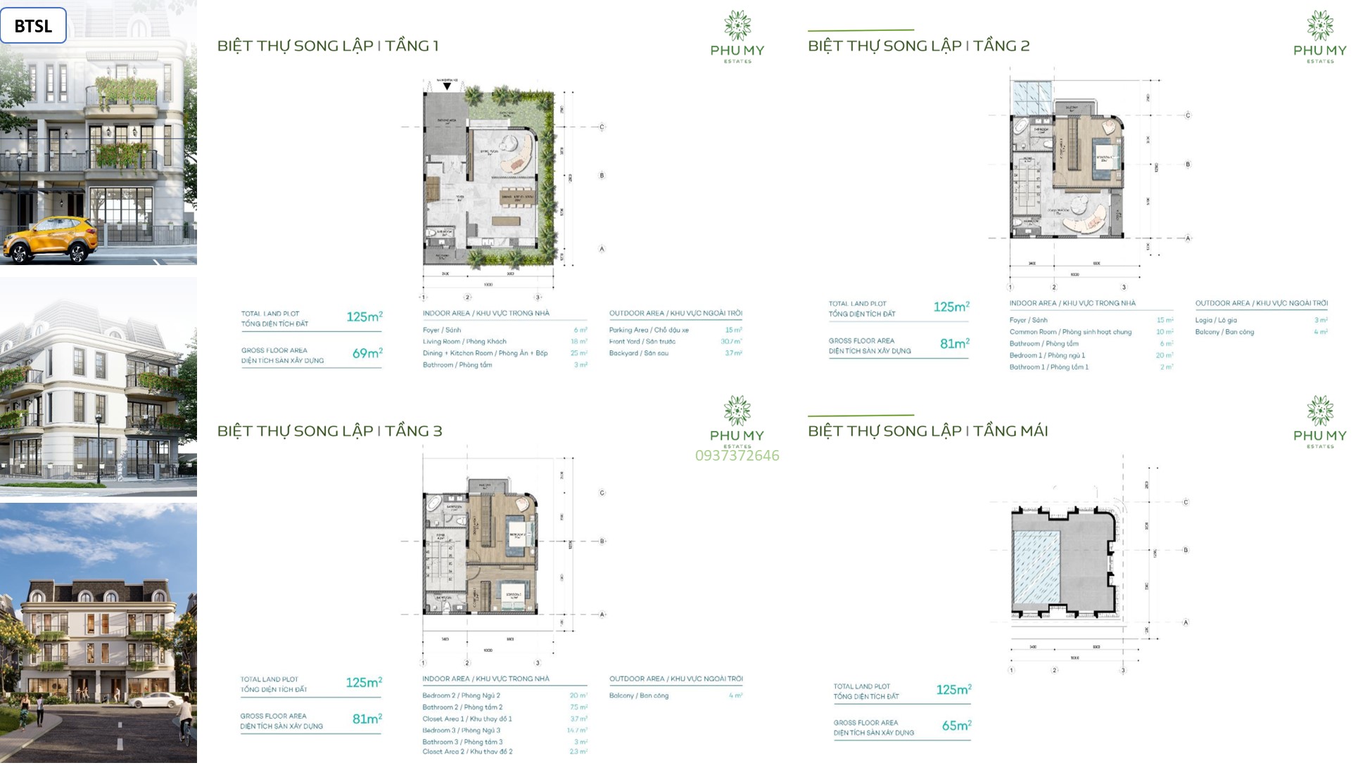 Thiết Kế Biệt Thự Song Lập Salacia Villas
