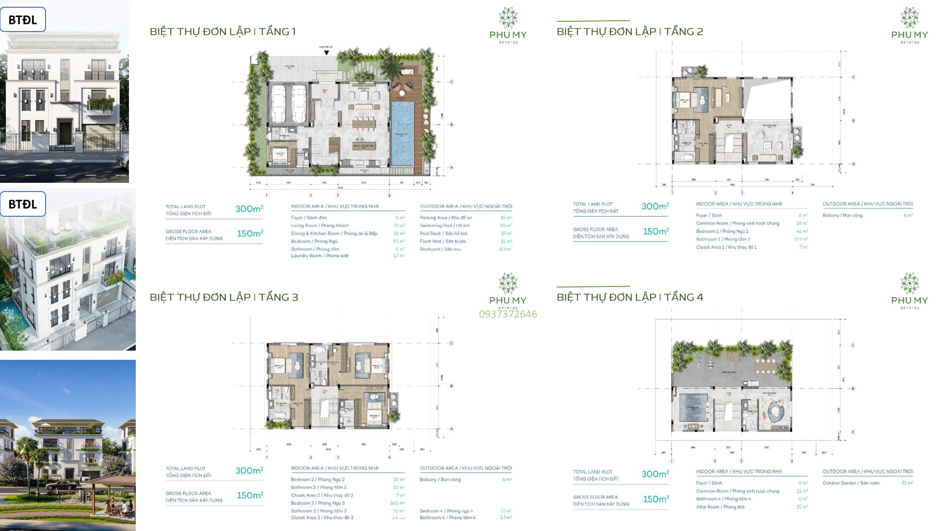 Thiết Kế Biệt Thự Đơn Lập Salacia Villas