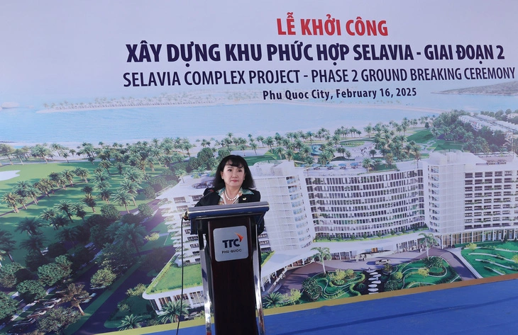 Bà Huỳnh Bích Ngọc - phó chủ tịch thường trực, tổng giám đốc Tập đoàn TTC - khẳng định TTC sẽ cùng chung tay với những định hướng phát triển của lãnh đạo tỉnh nhà để đưa Phú Quốc phát triển xứng với tầm vóc vốn có