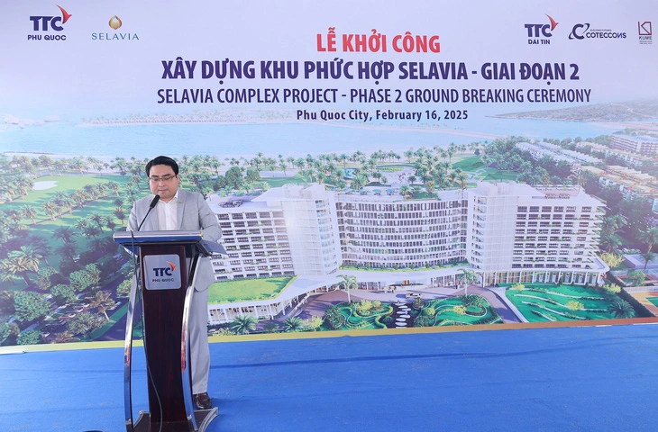 Ông Nguyễn Thanh Ngữ - chủ tịch HĐQT, tổng giám đốc TTC Phú Quốc - cho biết phân khu A4.1 và A3 được quy hoạch theo định hướng "Sống khỏe - Sống xanh - Sống an lành"