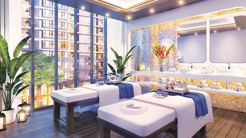 Khu Spa làm đẹp sẽ là điểm hoàn mỹ cho cư dân chăm sóc sức khỏe và làm đẹp