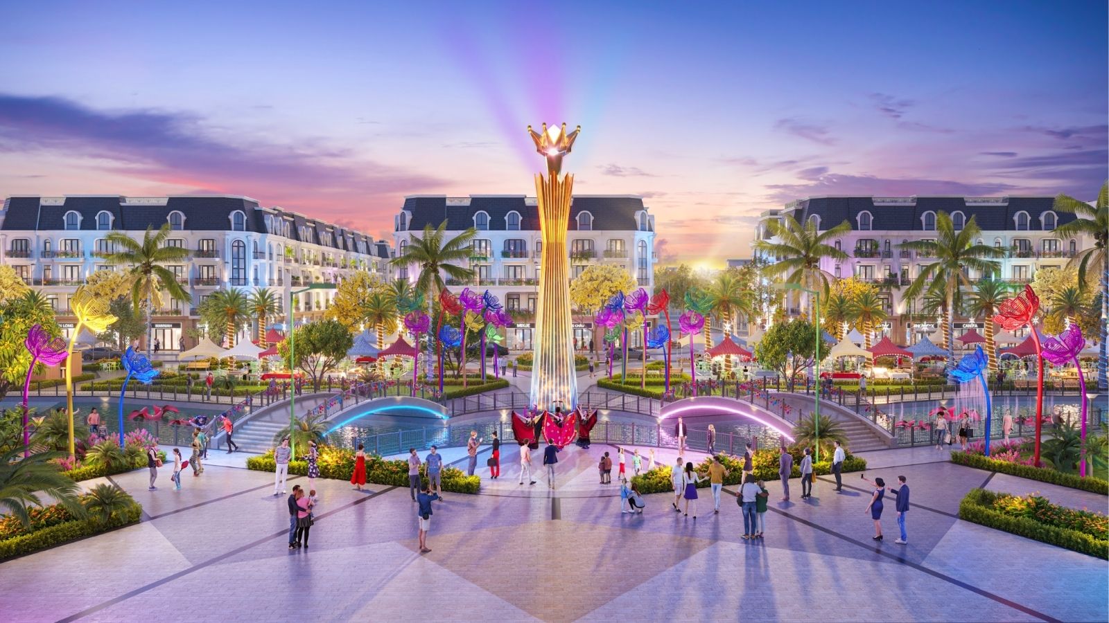 Quảng trường Dự án Forestia Park Phố Nối