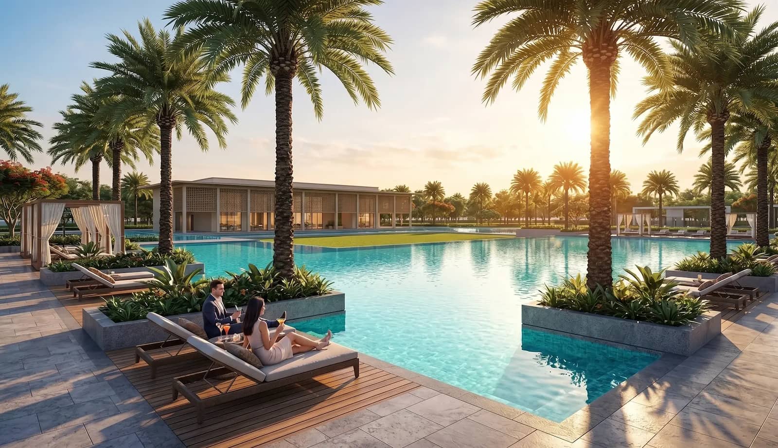 Bể bơi rộng lớn Forestia Park Phố Nối