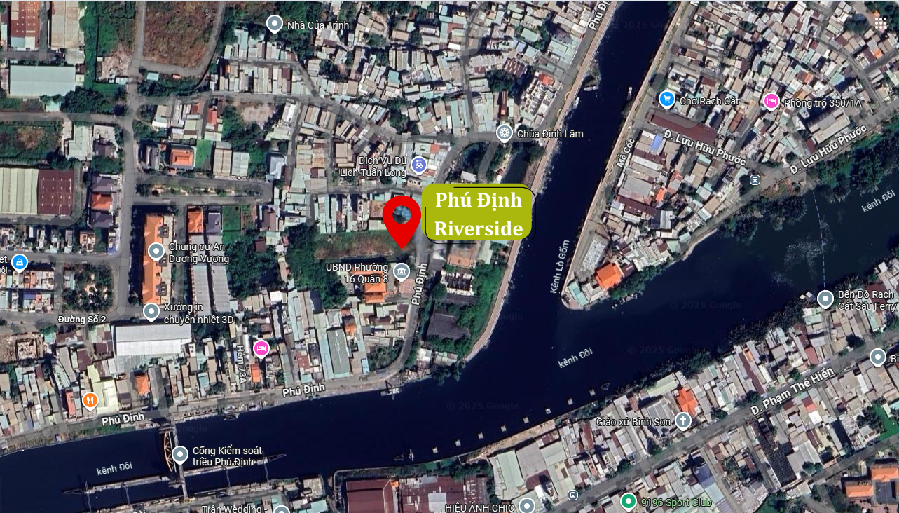 Vị Trí Phú Định Riverside