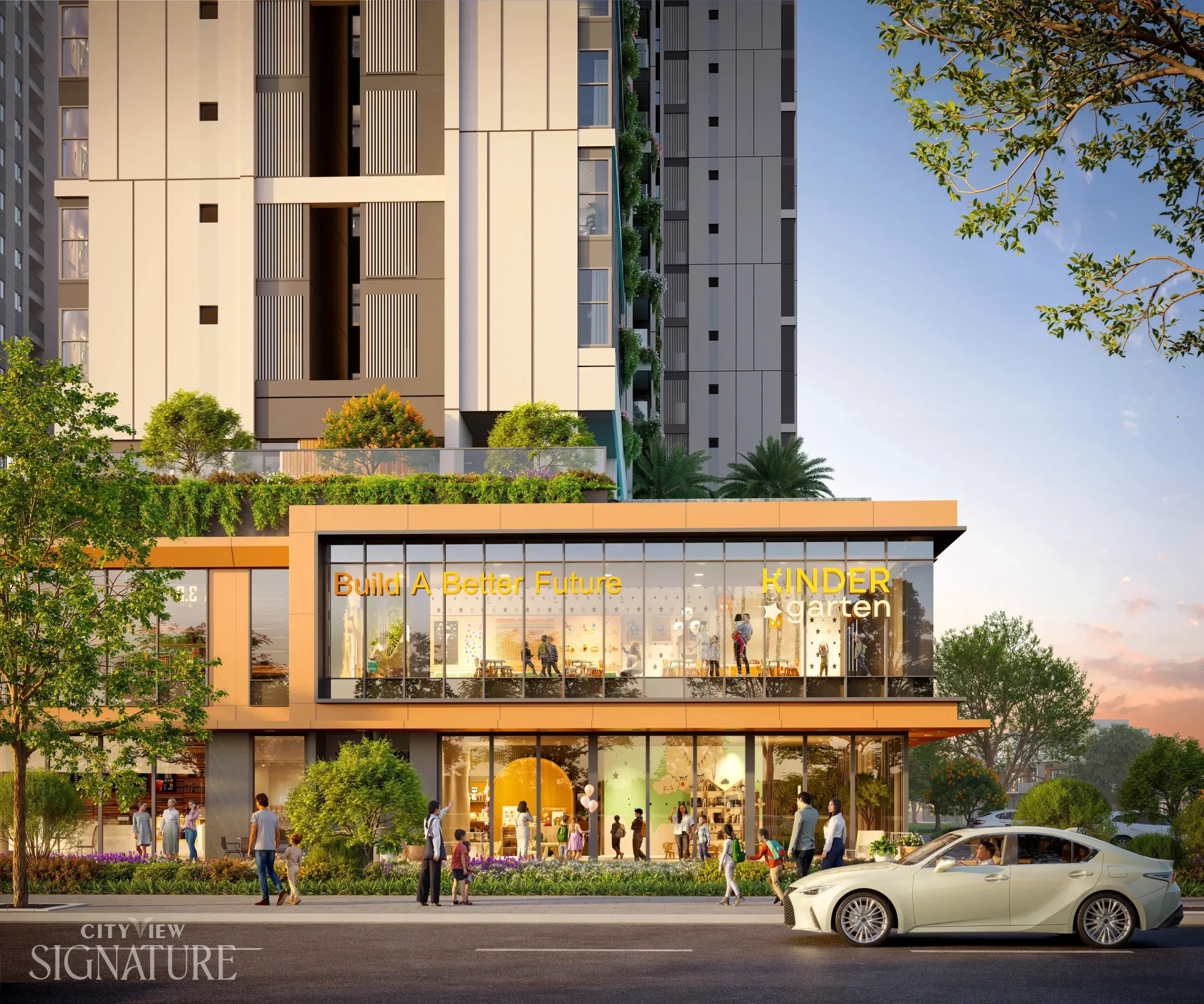 Tiên ích CityView Signature Hố Nai Biên Hòa nhà trẻ mầm non