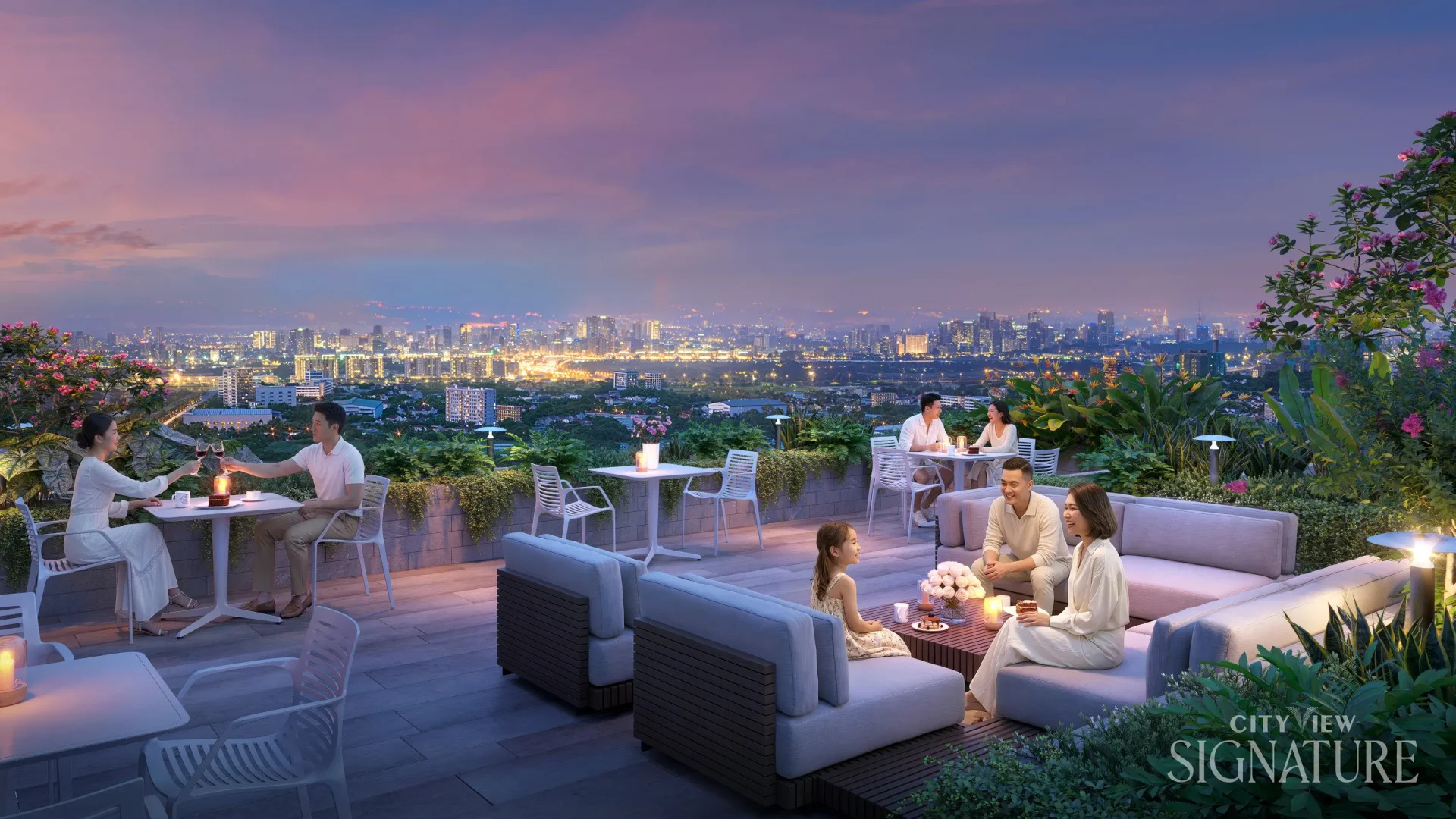 Tiên ích CityView Signature Hố Nai Biên Hòa sân vườn