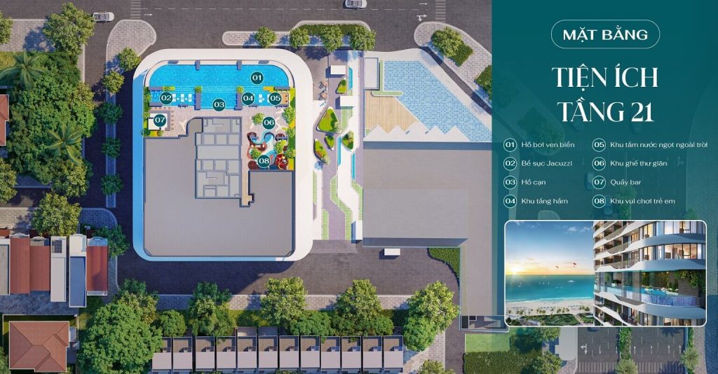 Mặt bằng thiết kế chi tiết căn hộ Quy Nhơn dự án Q Terra.